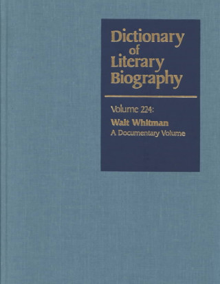 Książka Dictionary of Literary Biography, Vol 224 Joel Myerson