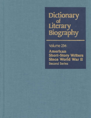 Kniha Dictionary of Literary Biography, Vol 234 Patrick Meanor