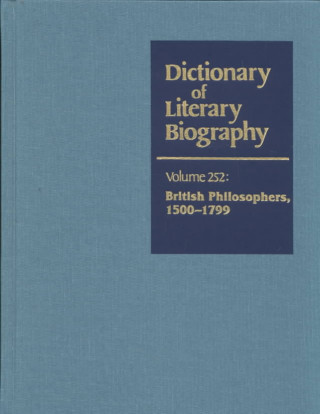Könyv Dictionary of Literary Biography, Vol 252 Philip B Dematteis