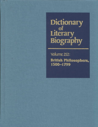 Knjiga Dictionary of Literary Biography, Vol 252 Philip B Dematteis