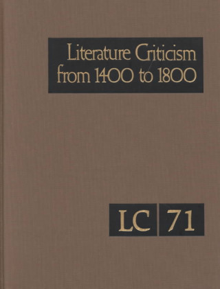 Kniha Lit Crit 1400-1800 71 Thomas Schoenberg