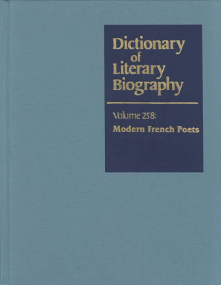 Knjiga Dictionary of Literary Biography, Vol 258 Jean-Francois LeRoux