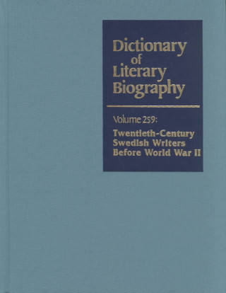 Book Twentieth-century Swedish Writers Before World War II Ann-Charlotte Gavel Adams