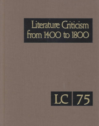 Kniha Lit Crit 1400-1800 75 Lynn Spampinato
