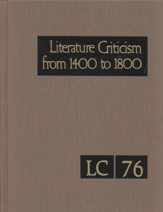Kniha Lit Crit 1400-1800 76 Lynn Spampinato