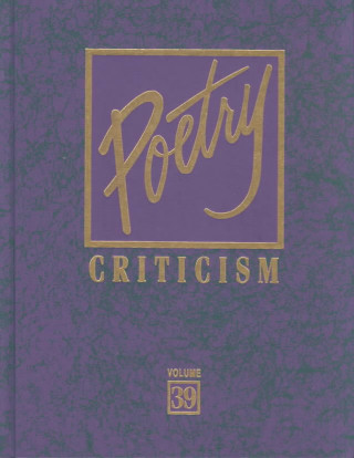 Knjiga Poetry Crit V39 David Galens