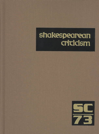 Kniha Shakespearean Criticism Michael Lablanc