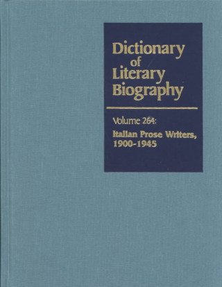 Knjiga Dictionary of Literary Biography, Vol 264 Gale Group