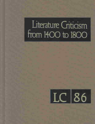 Kniha Literature Criticism from 1400 to 1800 Lynn Zott