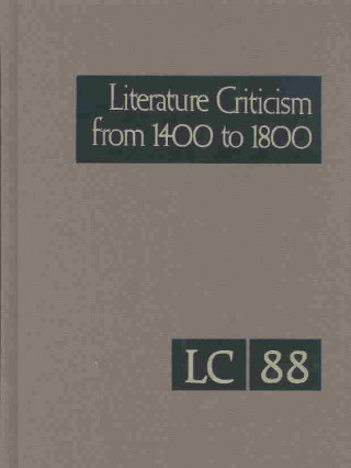 Kniha Literature Criticism from 1400 to 1800 Lynn Zott