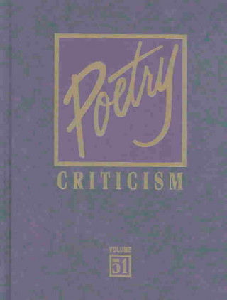 Knjiga Poetry Criticism David Galens