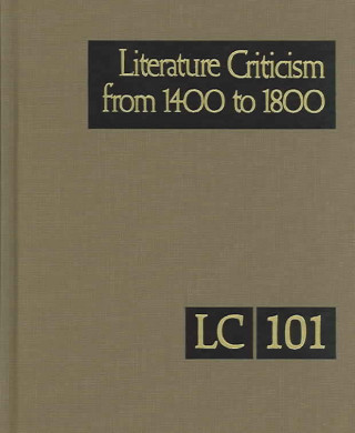 Kniha Literature Criticism from 1400 to 1800 Gale Group