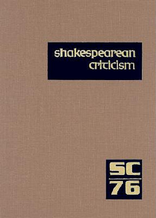 Kniha Shakespearean Criticism Michael L. LaBlanc