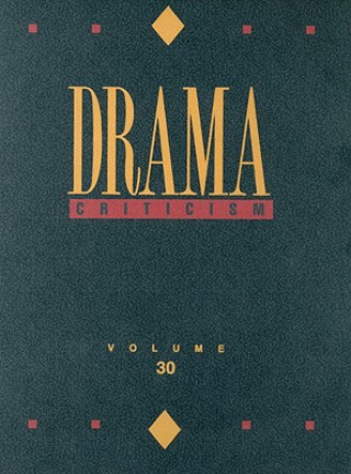 Libro Drama Criticism, Volume 30 Thomas J. Schoenberg