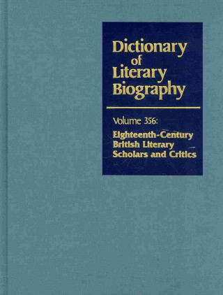 Könyv Dictionary of Literary Biography, Vol 356: Gale Cengage