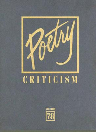 Carte Poetry Criticism, Volume 78 Michelle Lee