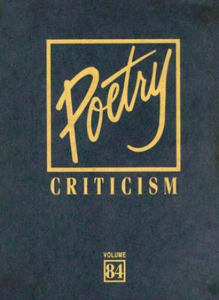 Book Poetry Criticism, Volume 84 Michelle Lee