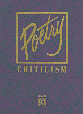 Kniha Poetry Criticism Gale Cengage Publishing