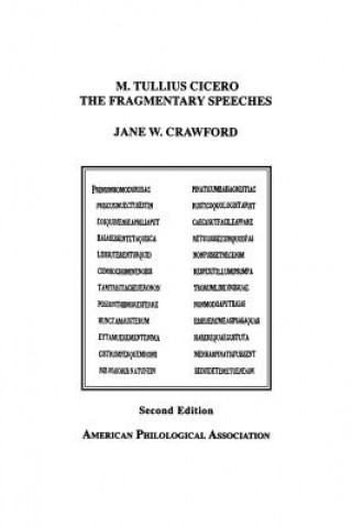 Carte M. Tullius Cicero, the Fragmentary Speeches Jane W. Crawford