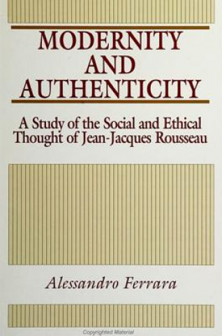 Book Modernity and Authenticity Alessandro Ferrara