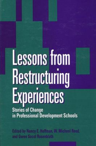 Könyv Lessons from Restructuring Experiences Nancy E. Hoffman