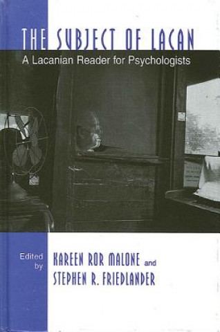 Book Subject of Lacan Kareen Ror Malone