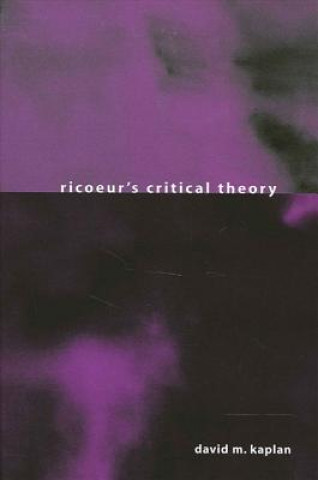 Könyv Ricoeur's Critical Theory David M. Kaplan