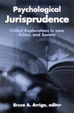 Kniha Psychological Jurisprudence Bruce A. Arrigo