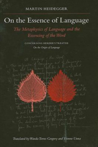 Carte On the Essence of Language Martin Heidegger