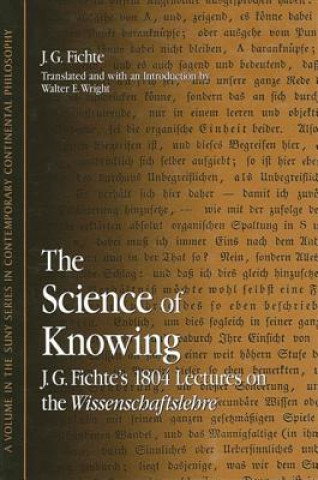 Book Science of Knowing Johann Gottlieb Fichte