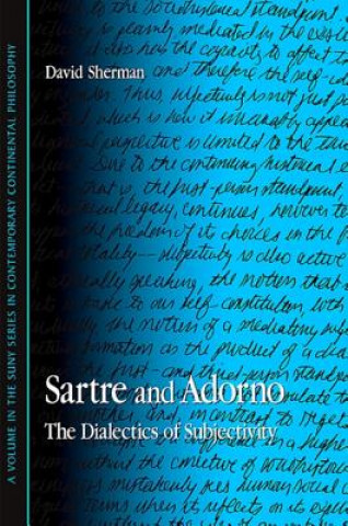 Kniha Sartre and Adorno David Sherman