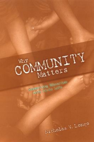 Kniha Why Community Matters Nicholas V. Longo