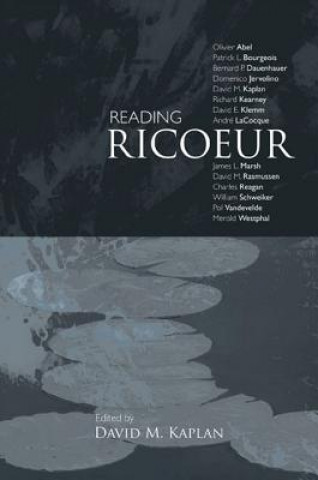 Knjiga Reading Ricoeur David M. Kaplan