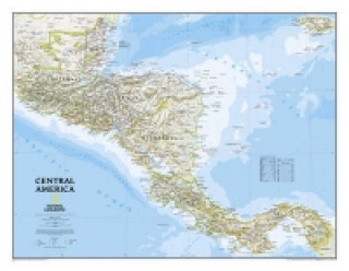 Pubblicazioni cartacee Central America Classic, Tubed National Geographic Maps