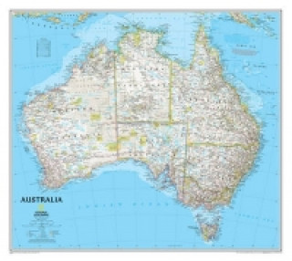 Nyomtatványok Australia Classic, Laminated National Geographic Maps