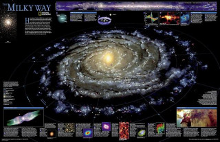 Tiskovina Milky Way National Geographic Maps
