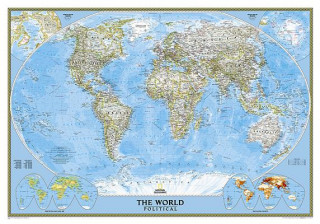 Materiale tipărite World Classic, Laminated National Geographic Maps