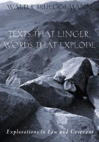 Knjiga Texts That Linger, Words That Explode Walter Brueggemann