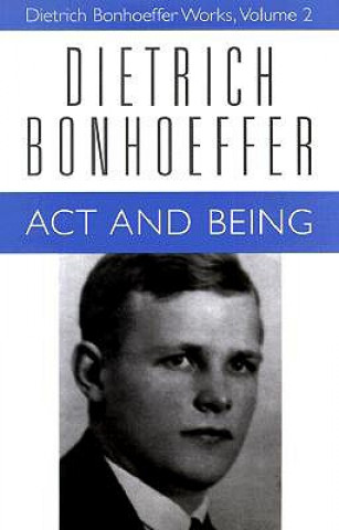 Book Act and Being Dietrich Bonhoeffer
