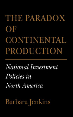 Kniha Paradox of Continental Production Barbara Jenkins