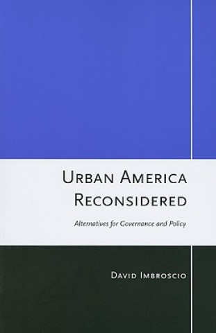Книга Urban America Reconsidered David Imbroscio