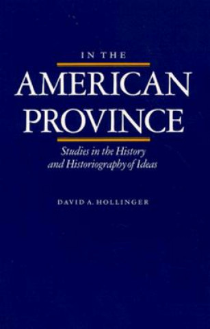 Książka In the American Province David A. Hollinger