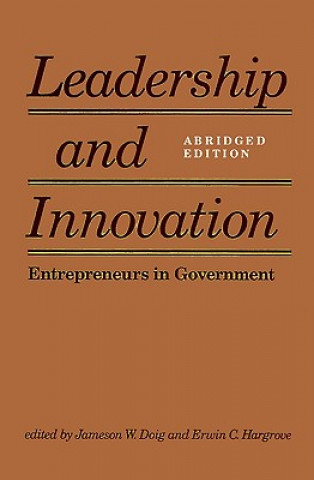 Knjiga Leadership and Innovation Jameson W. Doig