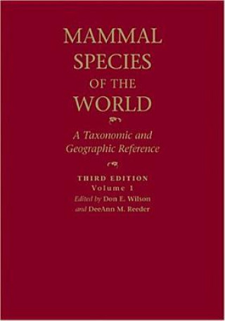 Kniha Mammal Species of the World Don E. Wilson