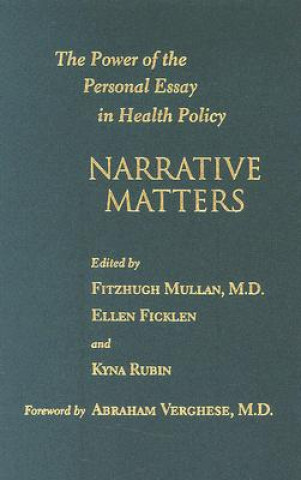 Kniha Narrative Matters Fitzhugh Mullan