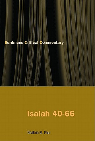 Buch Isaiah 40-66 Shalom M. Paul