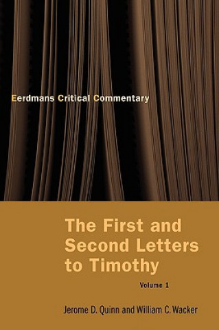 Kniha First and Second Letters to Timothy Vol 1 Jerome