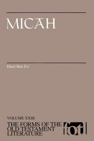 Carte Micah Ehud Ben Zvi