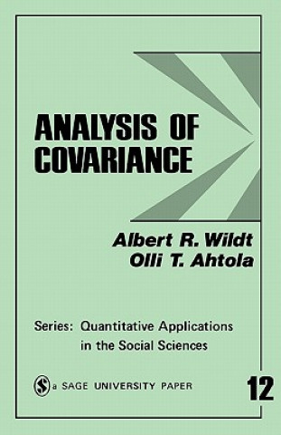 Libro Analysis of Covariance Albert R. Wildt