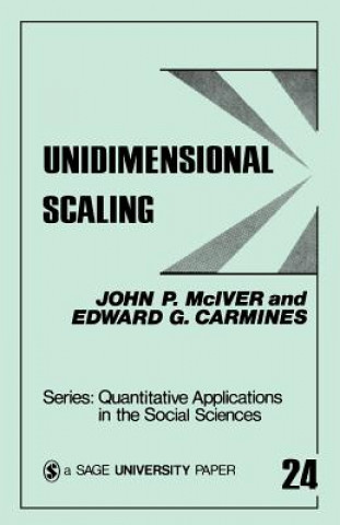 Книга Unidimensional Scaling John P. McIver